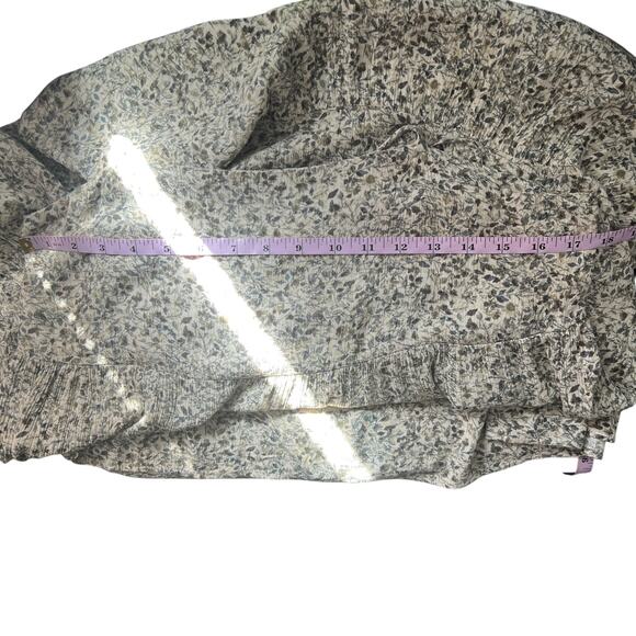 Carly Jean Babydoll Dress Womens Medium Floral Midi Dark Forest Fairy Boho Beach - Picture 11 of 15